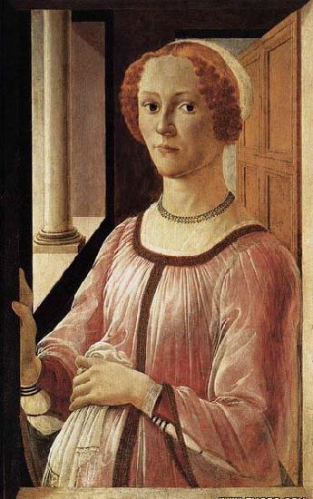 BOTTICELLI, Sandro Portrait of a Lady oil painting image